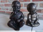 Babybeeldjes 18 cm hoog bronskleur, Ophalen