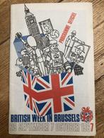 British week in Brussels, 29 septembre-7octobre 1967bilingue, Livres, Langue | Anglais, Non-fiction, Utilisé, Enlèvement ou Envoi