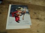 oude kerstkaart met pop-upmotief  + enveloppe, Diversen, Kerst, Ophalen of Verzenden