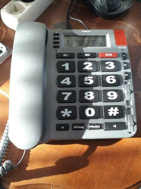 Nieuwe telefoon profoon  met doos en instructieboekje  TX800, Télécoms, Téléphones fixes | Filaires, Neuf, Enlèvement ou Envoi