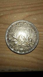 Franse munt van 50 cent, Postzegels en Munten, Munten | Europa | Euromunten, Ophalen of Verzenden, Frankrijk, 50 cent, Losse munt