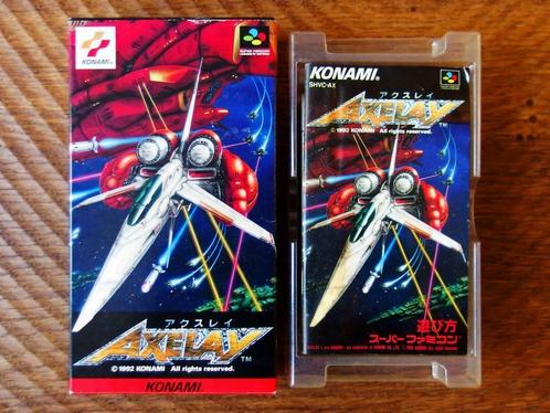 Axelay / Super Famicom sfc snes konami japan, Games en Spelcomputers, Games | Nintendo Super NES, Gebruikt, Ophalen of Verzenden