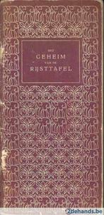 Het geheim van de rijsttafel - Calvé Antiek kookboekje 1920?, Antiquités & Art, Antiquités | Livres & Manuscrits