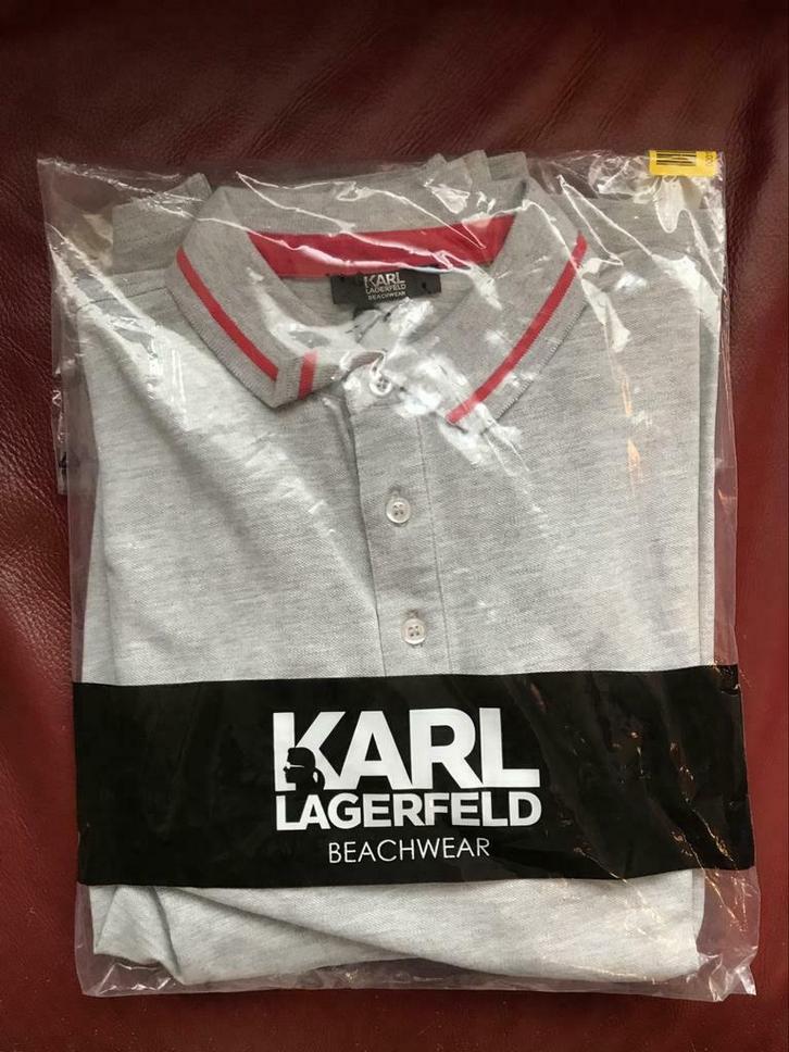 Karl Lagerfeld poloshirt S / M / L NIEUW, Kleding | Heren, Polo's, Nieuw, Grijs