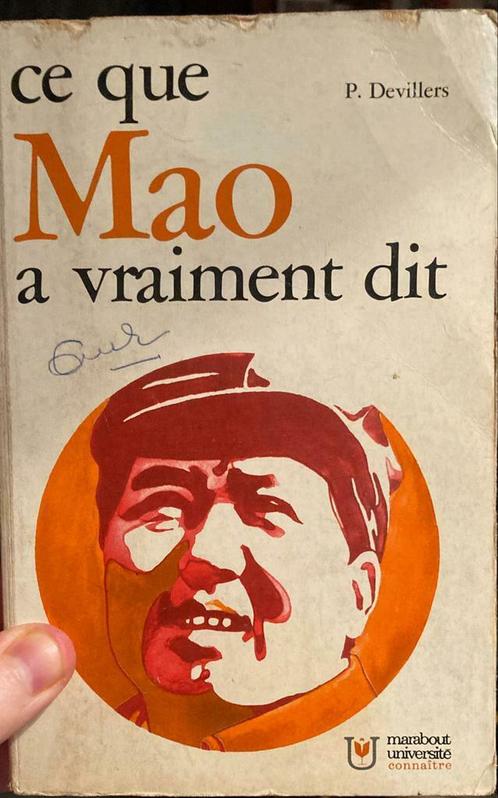 Ce que Mao a vraiment dit - P. Devillers, Livres, Histoire & Politique, Utilisé