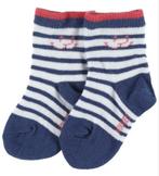 Chaussette bébé enfant fille garçon bleu blanc Noukies 18-19, Jongen