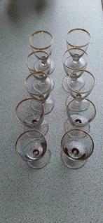 10 oude likeurglazen, Antiek en Kunst, Ophalen of Verzenden