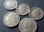 0.640 massief zilver - Nederlandse muntenset, Postzegels en Munten, Zilver, Koning Willem III, Losse munt, 5 cent
