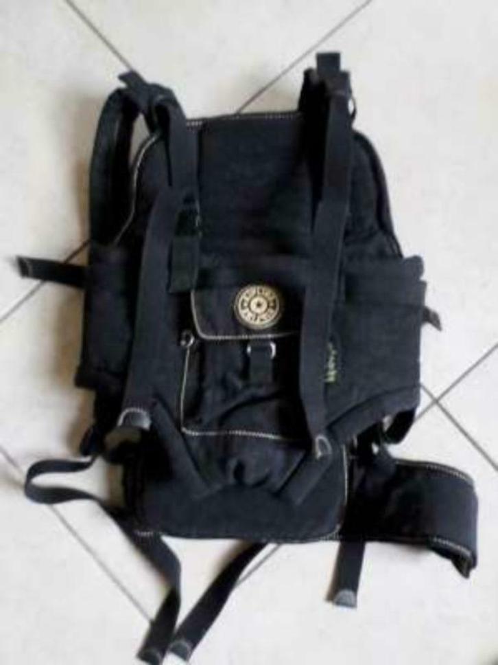 Kipling draagzak zwart, Kinderen en Baby's, Babydragers en Draagdoeken, Zo goed als nieuw, Draagzak, Ophalen of Verzenden