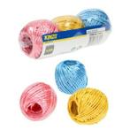 Huishoud touw bindtouw bolletje 50 meter 3 st., Ophalen of Verzenden, Nieuw, Materiaal