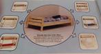 Flexa combi stapelbed 2x90, kleur hout blank, Huis en Inrichting, Slaapkamer | Stapelbedden en Hoogslapers, Ophalen, Gebruikt