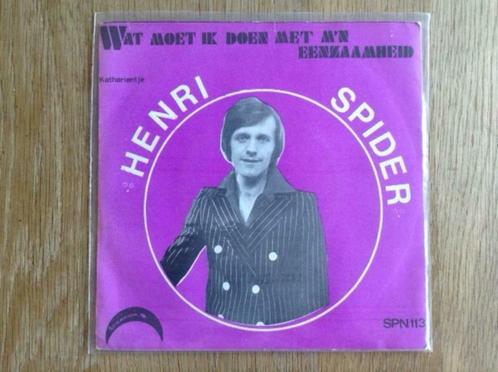 single henri spider, Cd's en Dvd's, Vinyl Singles, Single, Nederlandstalig, 7 inch, Ophalen of Verzenden