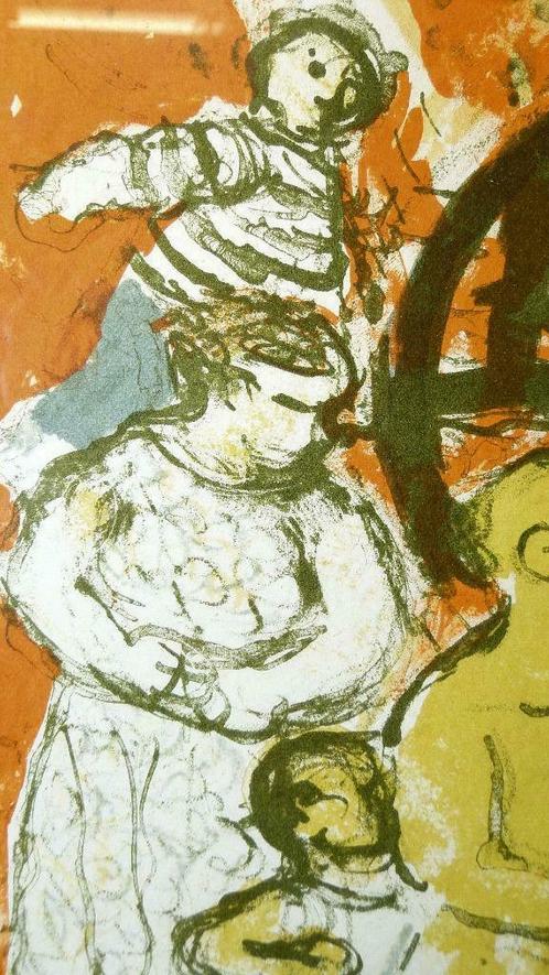 kleurenlithografie Maurice Savin, Antiek en Kunst, Kunst | Litho's en Zeefdrukken, Ophalen of Verzenden