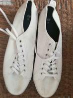 White canvas sneakers, low wear, size 45, Kleding | Heren, Ophalen of Verzenden