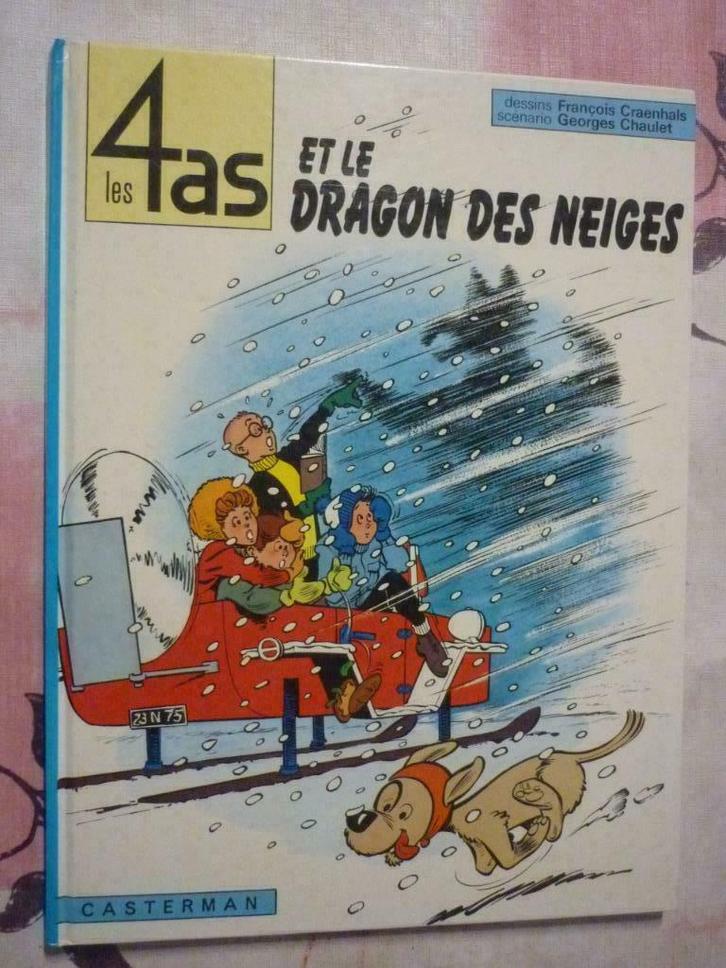 les 4 as et le dragons des neiges, Livres, BD, Utilisé, Une BD, Enlèvement ou Envoi