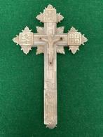 Franciscaans Kruisbeeld  in Paarlemoer uit XVIII Eeuw, Antiek en Kunst, Antiek | Religieuze voorwerpen, Ophalen of Verzenden