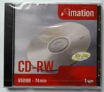 Imation CD-RW 650MB réinscriptible, Réinscriptible, Cd, IMATION, Enlèvement ou Envoi