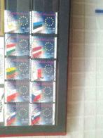 Belgische postzegels  - vlaggen  (gratis), Met stempel, Gestempeld, Ophalen of Verzenden, Europa