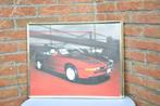 § cadre tour doré poster bmw (1), Maison & Meubles, Accessoires pour la Maison | Cadres, Enlèvement ou Envoi, Comme neuf, Synthétique
