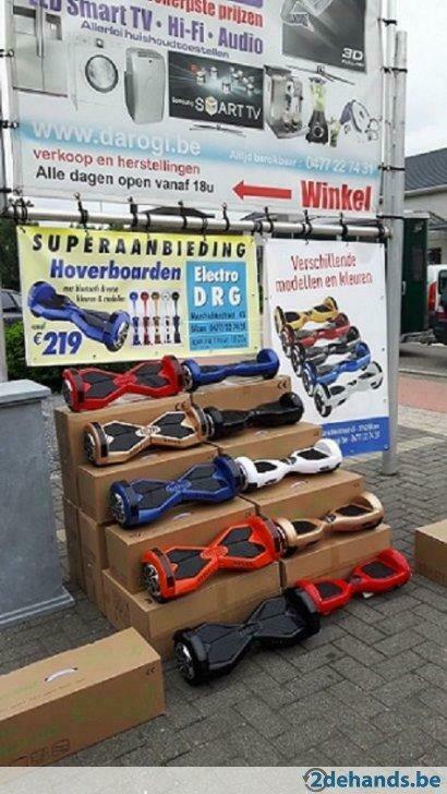 Hoverboard 6,5" Bluetooth + machnetische Gyroscoop ( rbg led, Sport en Fitness, Skeelers, Nieuw, Ophalen of Verzenden