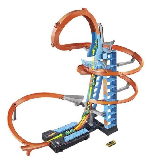 Hotwheels acrobatische racebaan sky crash tower, Kinderen en Baby's, Speelgoed | Racebanen, Zo goed als nieuw, Racebaan, Ophalen of Verzenden