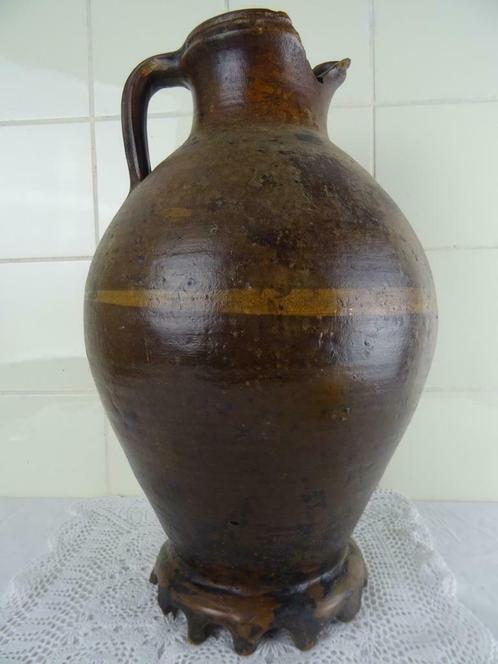 Antieke kruik 1850 steengoed Langerwehe Antiek curiosa kunst, Antiek en Kunst, Antiek | Keramiek en Aardewerk, Ophalen of Verzenden