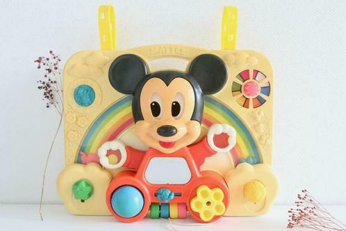 Tableau d'éveil Mickey - Mattel années 1980, Kinderen en Baby's, Speelgoed | Educatief en Creatief, Gebruikt, Ontdekken, Met geluid