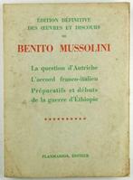 Benito Mussolini 1938 Oorlog Ethiopië Ongelezen exemplaar, Antiquités & Art, Enlèvement ou Envoi