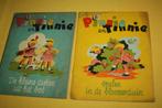 Pinnie en Tinnie nr 5 en 6 ( 1e druk 1960 ) slechte staat, Boeken, Meerdere stripboeken, Ophalen of Verzenden, Gelezen