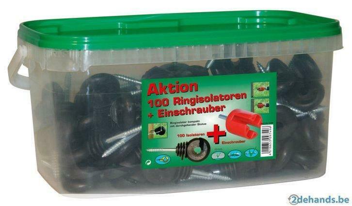 Emmer met ringisolatoren 100st, Agrodieren de beste prijs, Dieren en Toebehoren, Stalling en Weidegang