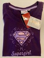 T-shirt "Supergirl" violet manches courtes-neuf -7/8 ans(122, Supergirl, Garçon ou Fille, Chemise ou À manches longues, Enlèvement ou Envoi