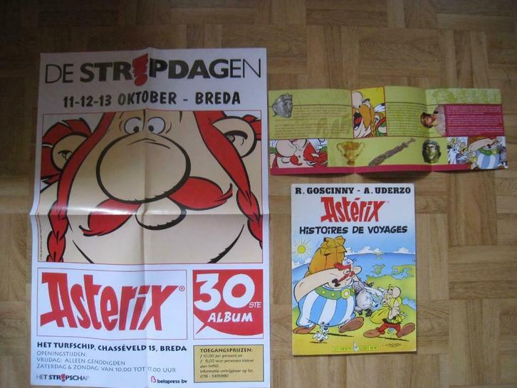 BD UDERZO ASTERIX RECLAME, Boeken, Stripverhalen, Zo goed als nieuw, Meerdere stripboeken, Ophalen of Verzenden