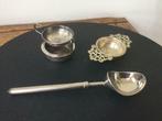 Kavel van 3 zilveren metalen voorwerpen, Ophalen of Verzenden