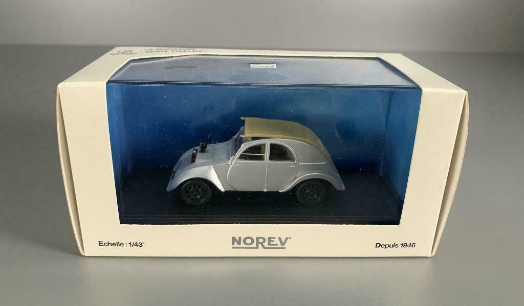 1:43 Norev 150013 Citroen 2CV Prototype Terrasson #6B silver, Hobby & Loisirs créatifs, Voitures miniatures | 1:43, Comme neuf