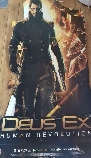 Panneau décoratif Deus Ex Playstation, Enlèvement, Comme neuf, Panneau publicitaire