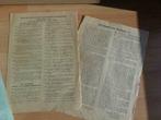WO 2 , twee pamfletten 1941 en jan. 1942 , 6 € / stuk, Autres types, Autres, Enlèvement ou Envoi