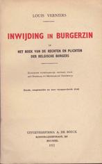 Louis Verniers, Inwijding in burgerzin., Boeken, Schoolboeken, ASO, Gelezen, Ophalen of Verzenden, Maatschappijleer