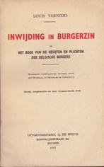 Louis Verniers, Inwijding in burgerzin., Livres, Livres scolaires, Sciences sociales, Secondaire, Utilisé, Enlèvement ou Envoi