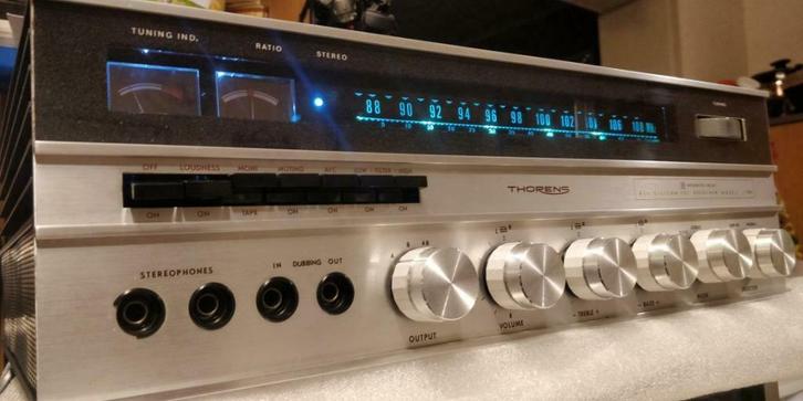 Thorens Model 1250 (Carad 2001) Stereo Receiver (1971-73), Audio, Tv en Foto, Stereoketens, Gebruikt, Ophalen of Verzenden