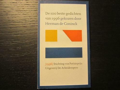 De 100 beste gedichten van 1996 gekozen door H. de Coninck, Boeken, Gedichten en Poëzie, Ophalen of Verzenden