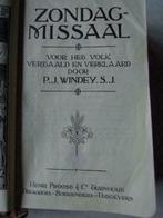 kerkboek zondagsmissaal voor het volk P.J. Windey 1947, Antiek en Kunst, Ophalen of Verzenden, Windey P.J.