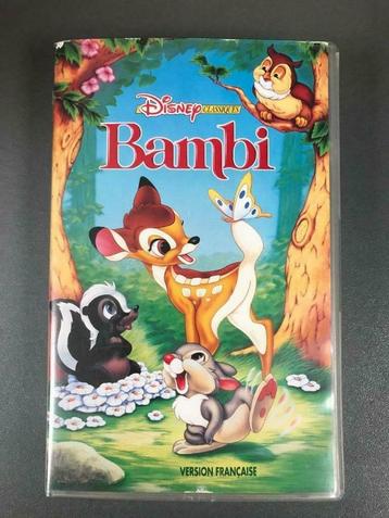 VHS Bambi, Enlèvement ou Envoi, Dessin animé, Tous les âges, Utilisé
