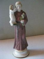 Vintage - De H. Sint Antonius met kind op de arm., Gebruikt, Ophalen of Verzenden, Christendom | Katholiek, Beeld(je)