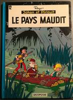 B.D. Johan et Pirlouit N°12 : Le pays maudit   Peyo 1983, Une BD, Enlèvement ou Envoi, Utilisé, Peyo