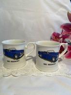 MG MIDGET CAR 2Koffie Thee bekers mok Fine Bone China Englan, Enlèvement ou Envoi