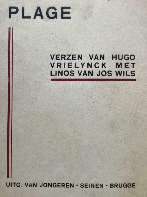 Plage - Hugo Vrielynck met lino's van Jos Wils, Boeken, Literatuur, Ophalen of Verzenden