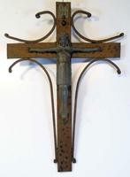 crucifix : Jésus en croix - Corpus Christi Art Deco, Antiquités & Art, Enlèvement ou Envoi
