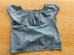 t-shirt top wijde kraag meisje maat 140 jeans, Meisje, Ophalen of Verzenden, Zo goed als nieuw, Zara
