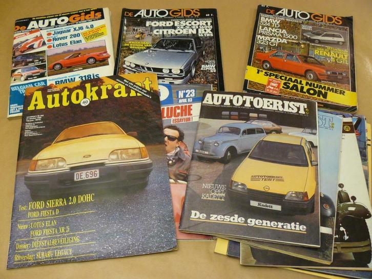 Autotijdschriften uit de jaren 80, Boeken, Auto's | Folders en Tijdschriften, Zo goed als nieuw, Ophalen of Verzenden