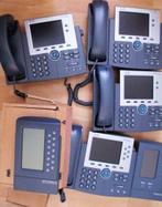 4 x Téléphone IP CISCO 3 CP-7945G Téléphone IP 1 7965 + exte, Télécoms, Télématique & VoIP, Comme neuf, Enlèvement ou Envoi, Téléphone